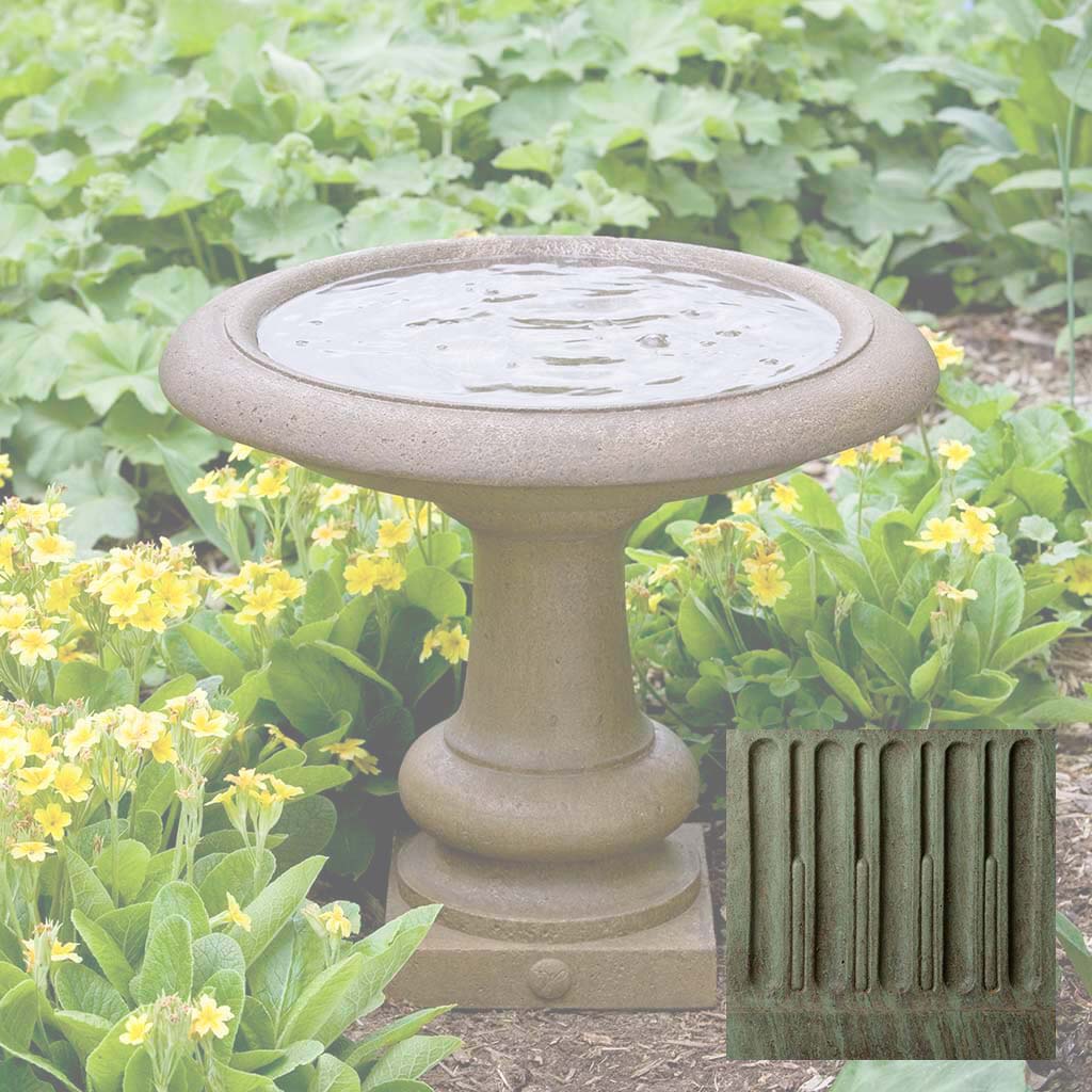 Williamsburg Summer House Birdbath