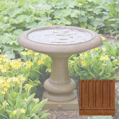 Williamsburg Summer House Birdbath