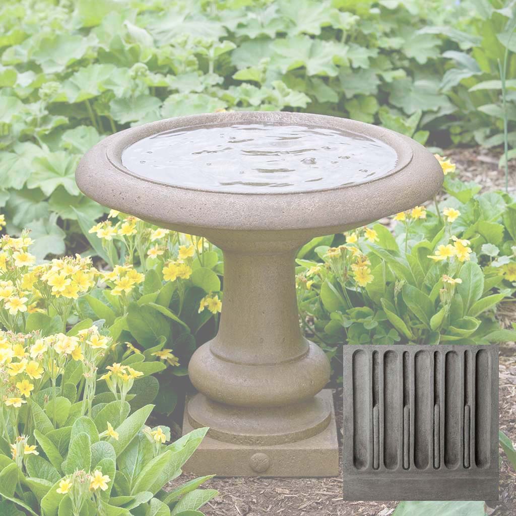 Williamsburg Summer House Birdbath