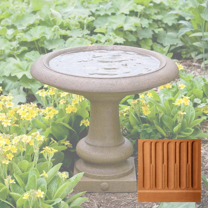 Williamsburg Summer House Birdbath